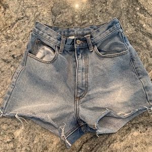 John Galt Jean Shorts w Frayed Bottoms